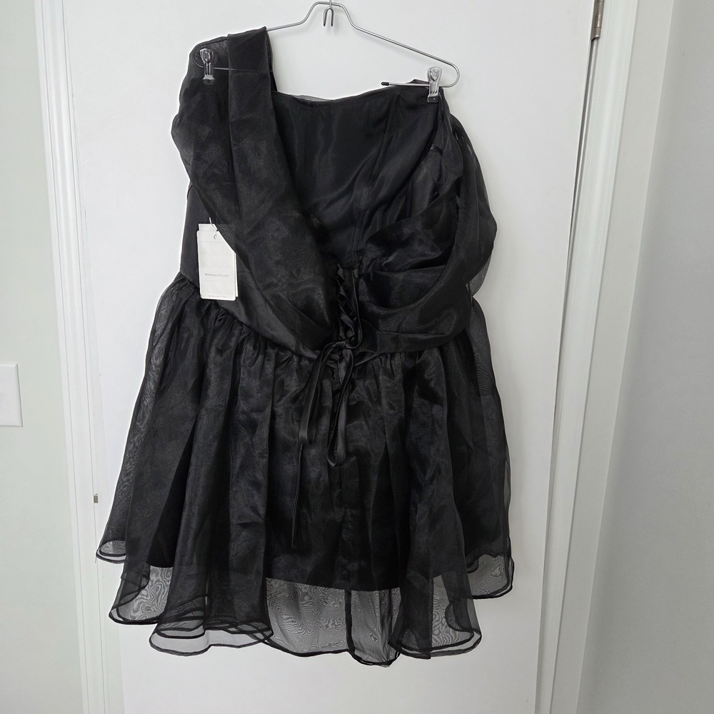 NWT Witness Of Love Strapless Corset Sweetheart Dress XL Event Black-Tie Wedding